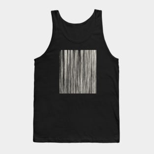 black and white rain - minimalist art - grey texture Tank Top